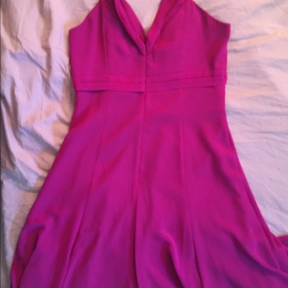 EUC Magenta size 6 LAUREN Ralph Lauren midi dress - Picture 5 of 8